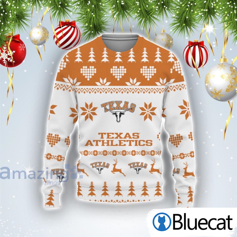 Funny Texas Longhorns Merry Ugly Christmas Sweater