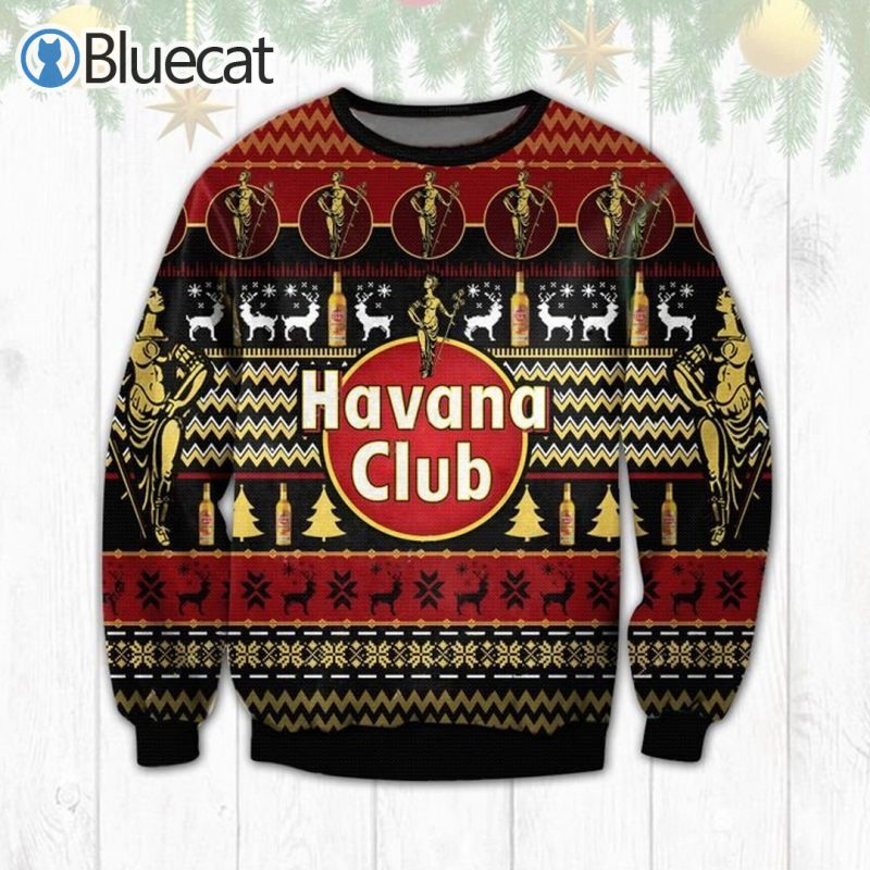 Havana-Club-rum-Ugly-Christmas-Sweater
