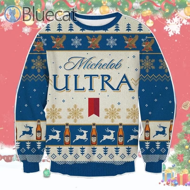 Michelob-Ultra-Beer-Ugly-Christmas-Sweater-