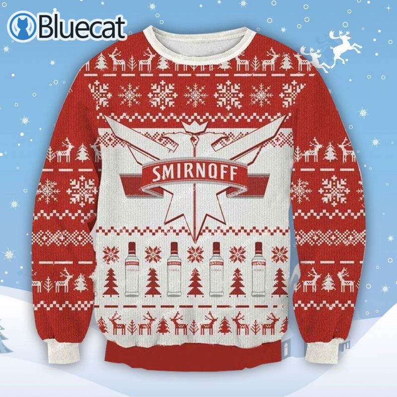Smirnoff Vodka Ugly Christmas Sweaters