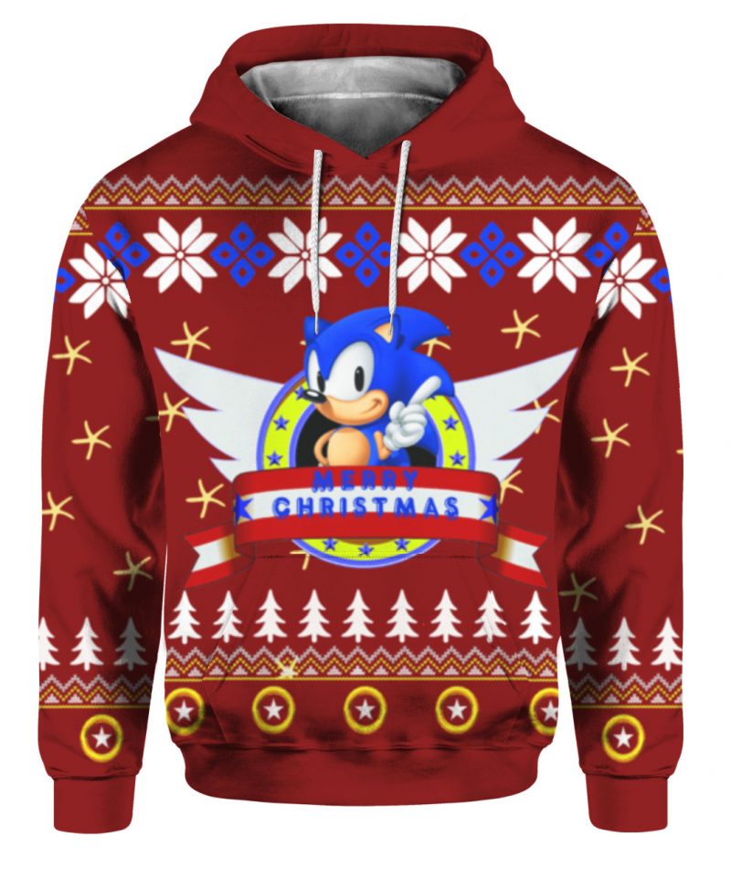 Sonic The Hedgehog Ugly Christmas Sweaters