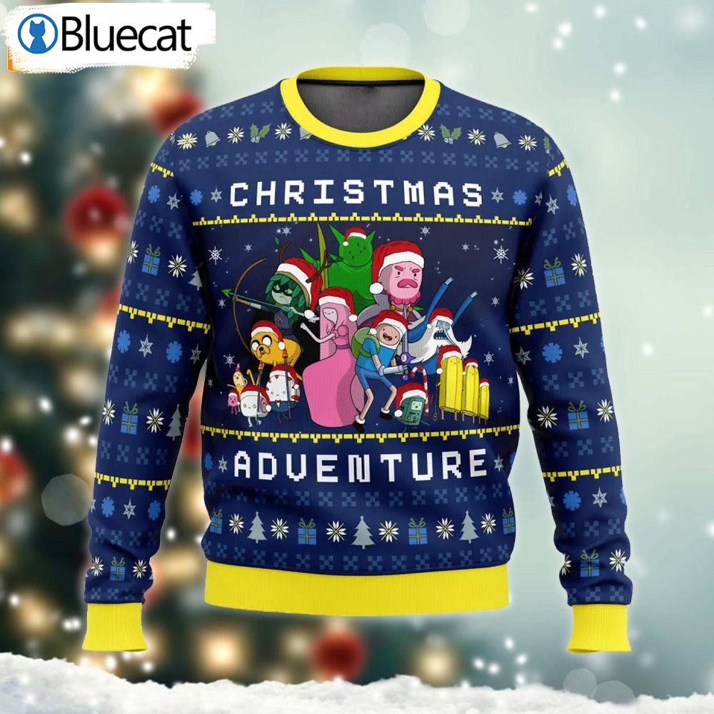 Adventure Time Characters Christmas Ugly Christmas Sweaters