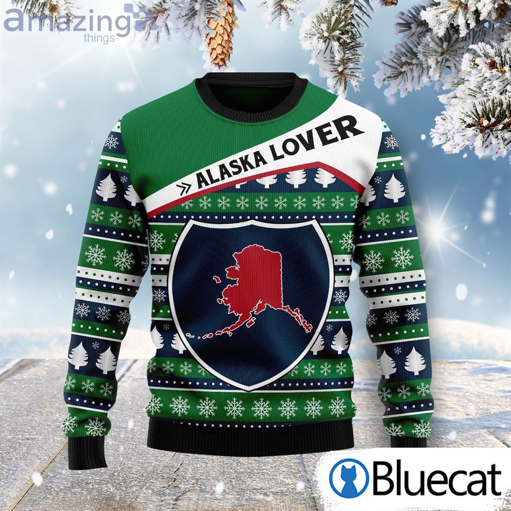 Alaska Lover Best Gift For Christmas Ugly Christmas Sweaters