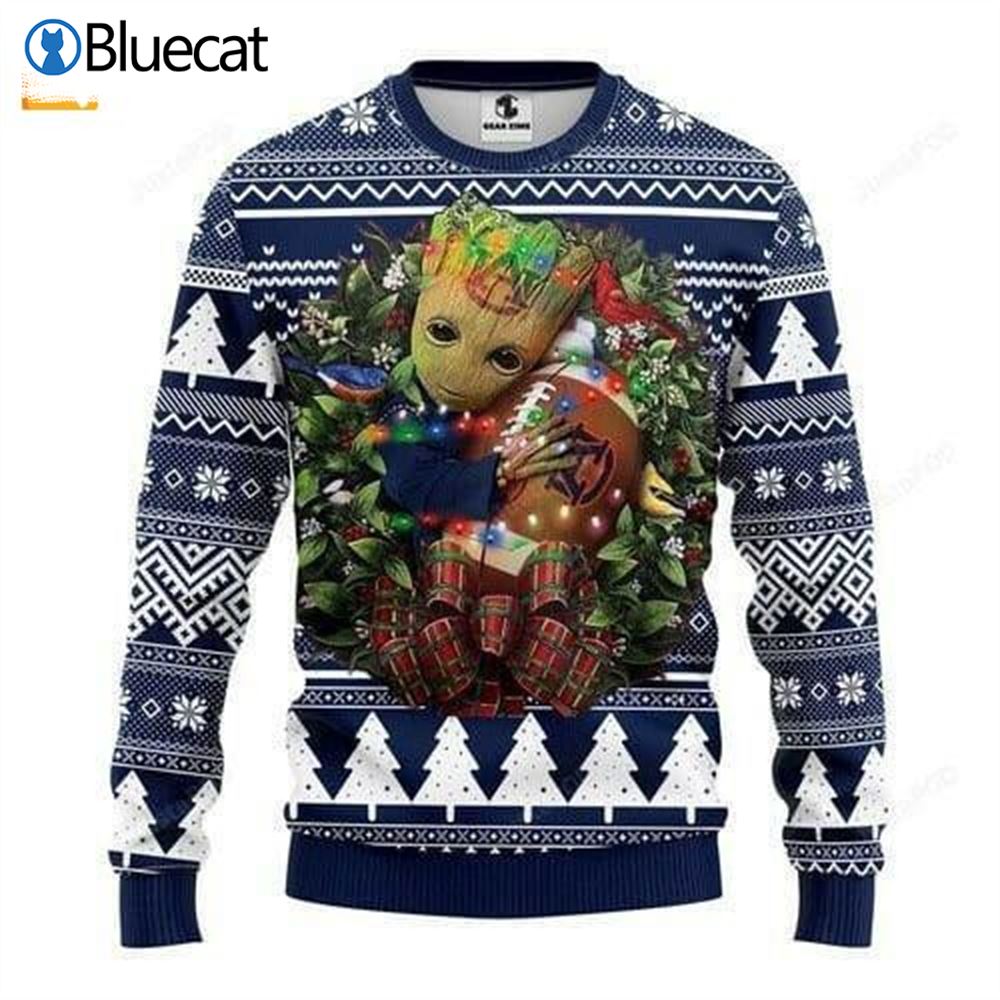 Auburn Tigers Baby Groot Ncaa Ugly Christmas Sweaters