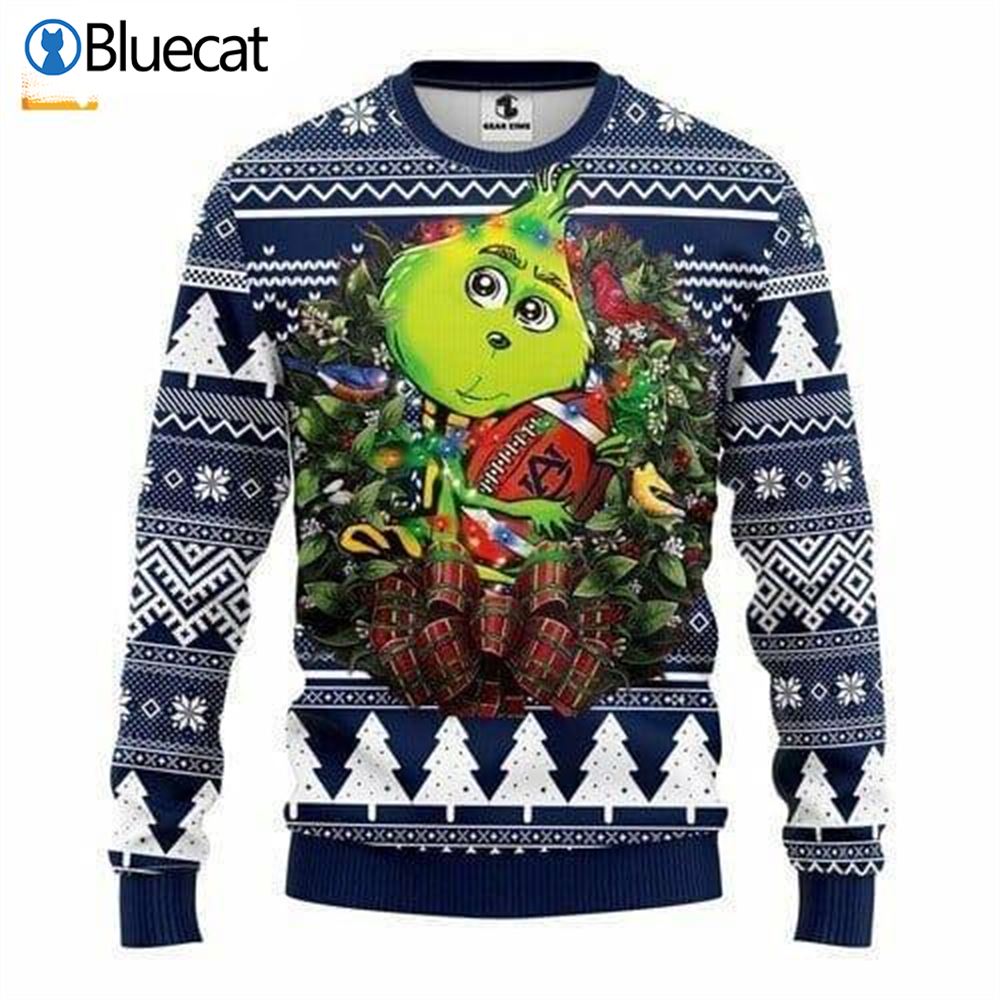 Auburn Tigers The Grinch Ncaa Ugly Christmas Sweaters