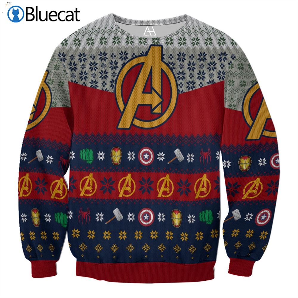 Avengers Merry Christmas Ugly Christmas Sweaters