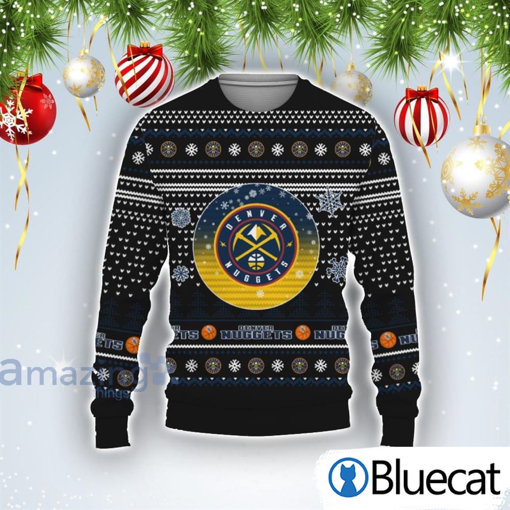 Basketball American Denver Nuggets Ugly Christmas Sweaters