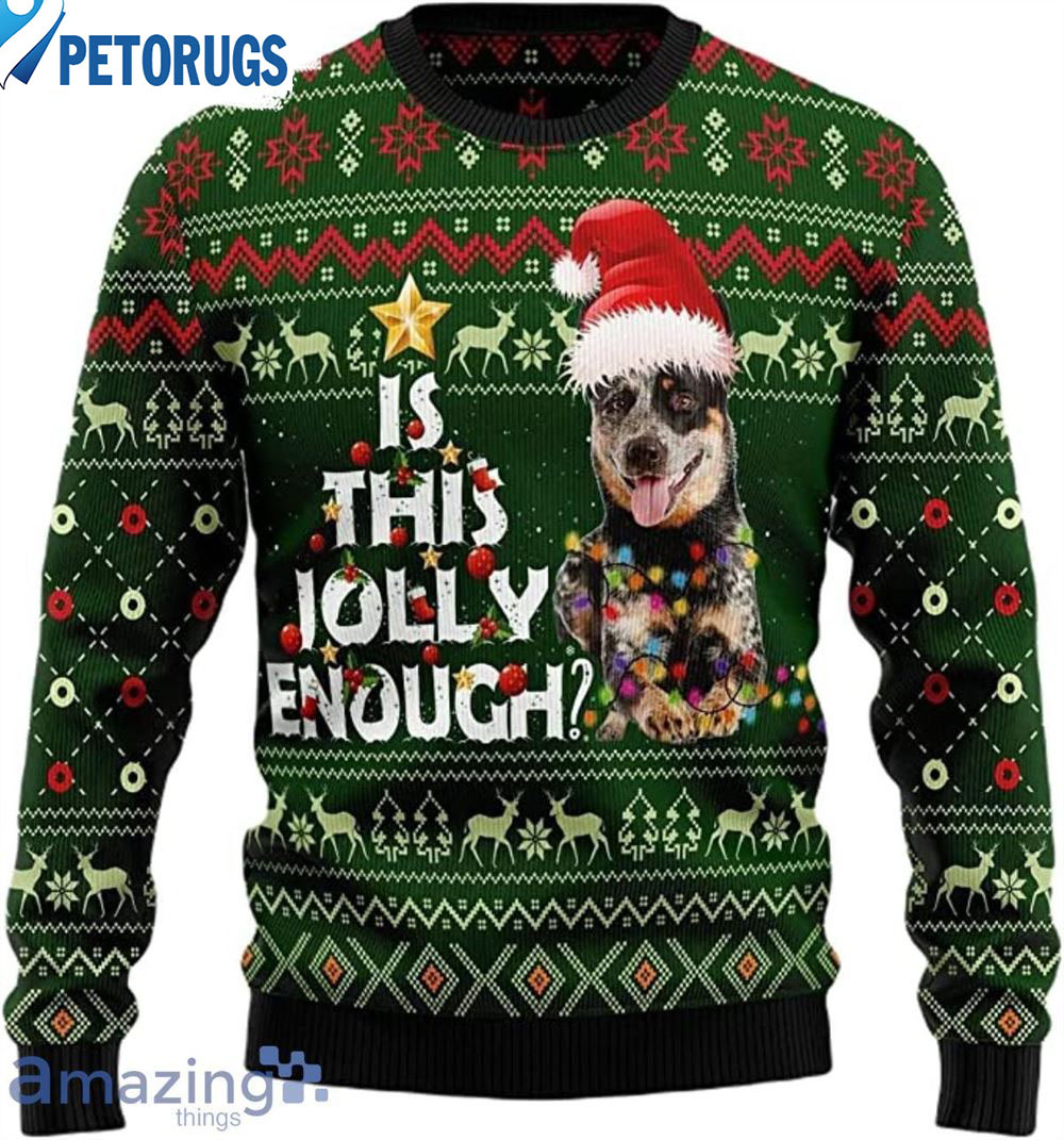 Cattle Dog Ugly Christmas Sweaters