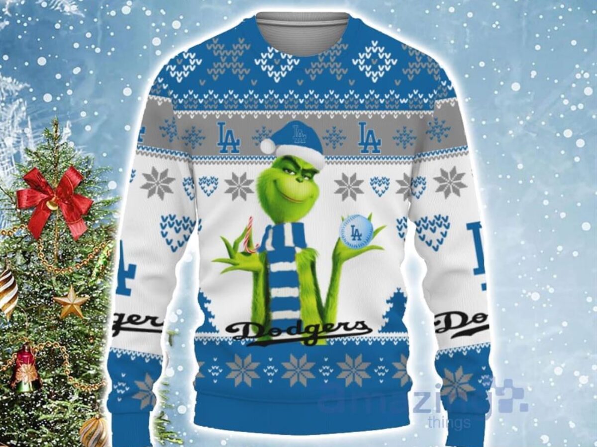 Dodgers ugly clearance christmas sweater