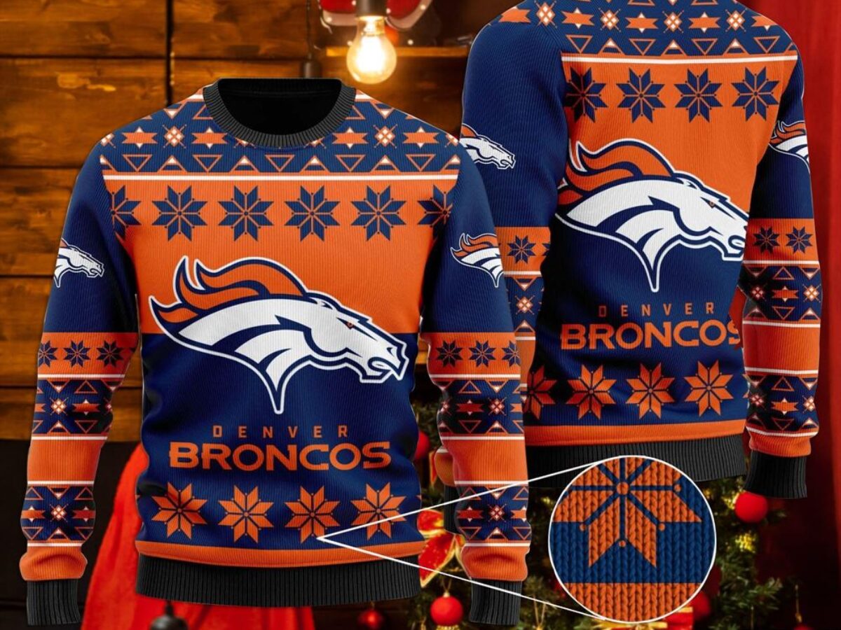 Los Angeles Rams Snowflakes Pattern Ugly Christmas Sweater