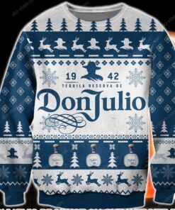 Don Julio Tequila Blue Don Julio Ugly Christmas Sweaters
