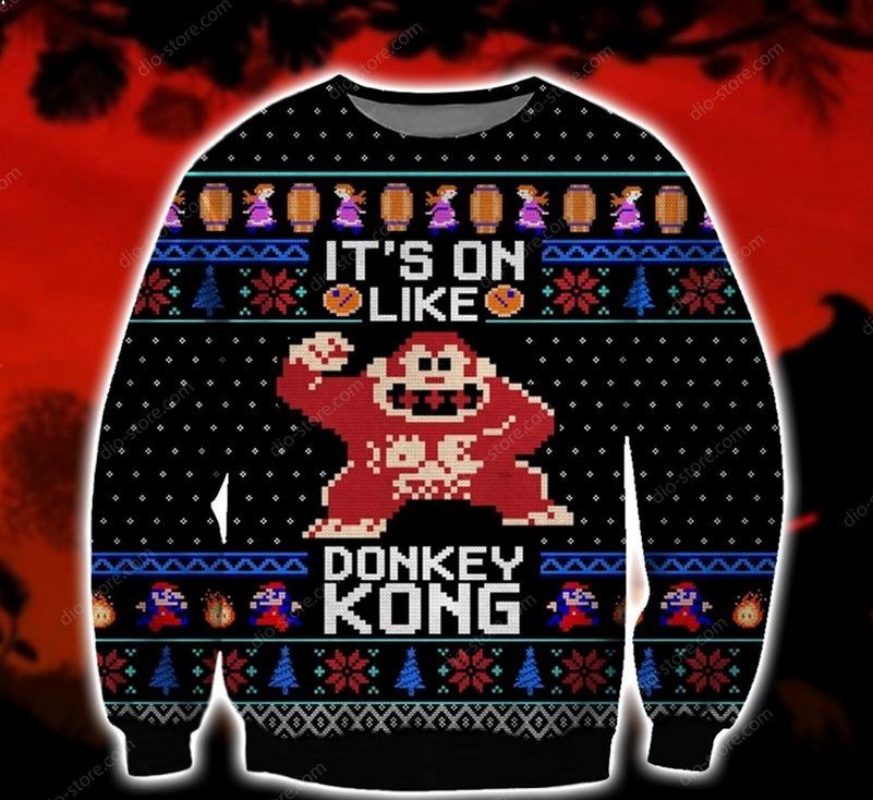 Donkey Kong Ugly Christmas Sweaters