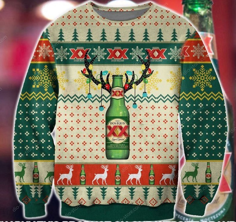 Dos Equis Lager Especial Beer Ugly Christmas Sweaters