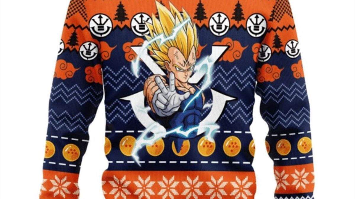 Vegeta ugly clearance christmas sweater