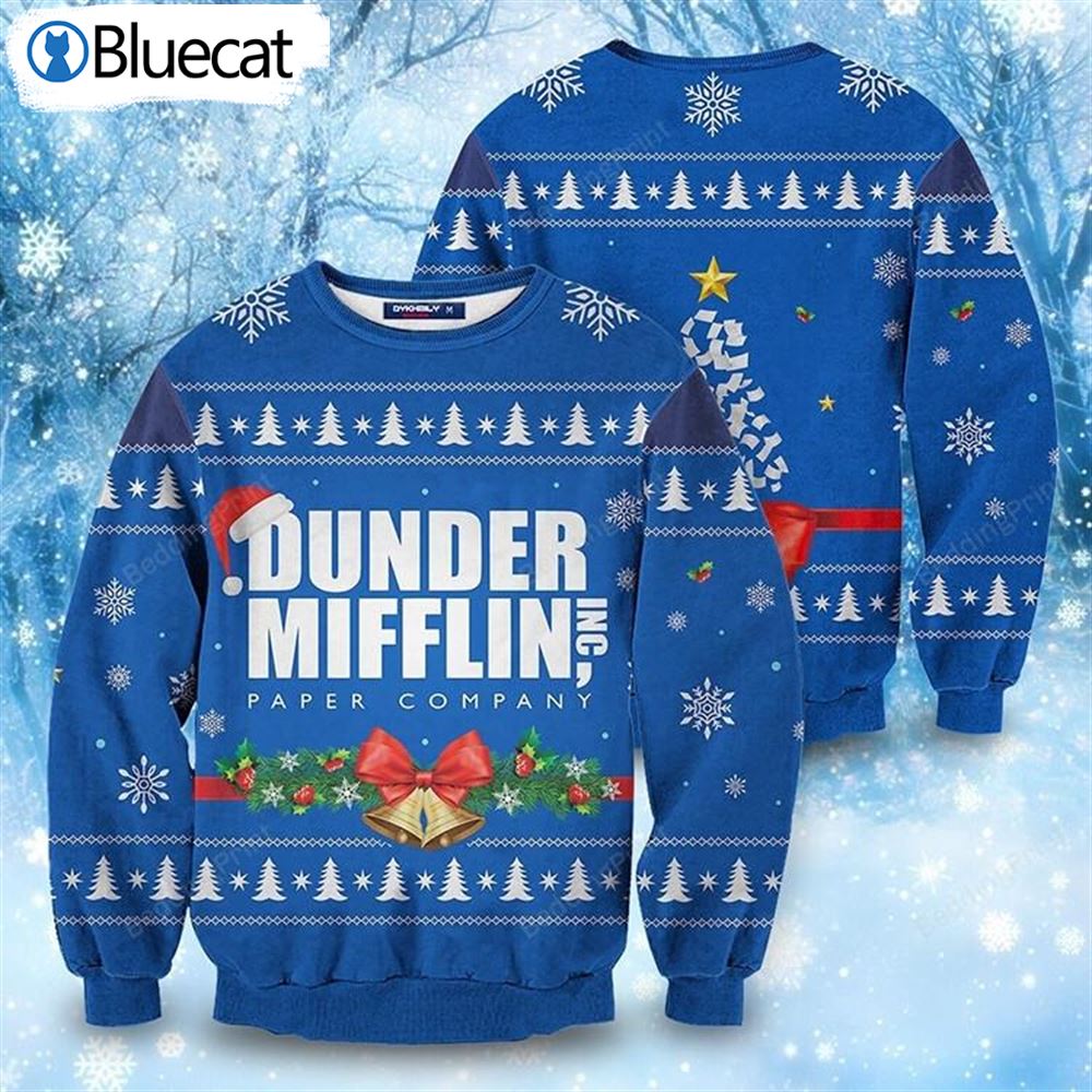 Dunder Mifflin Holiday Ugly Christmas Sweaters