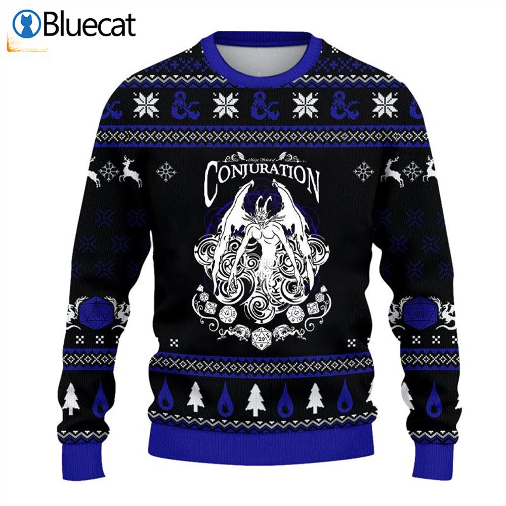 Dungeons Dragons Conjuration Ugly Christmas Sweaters