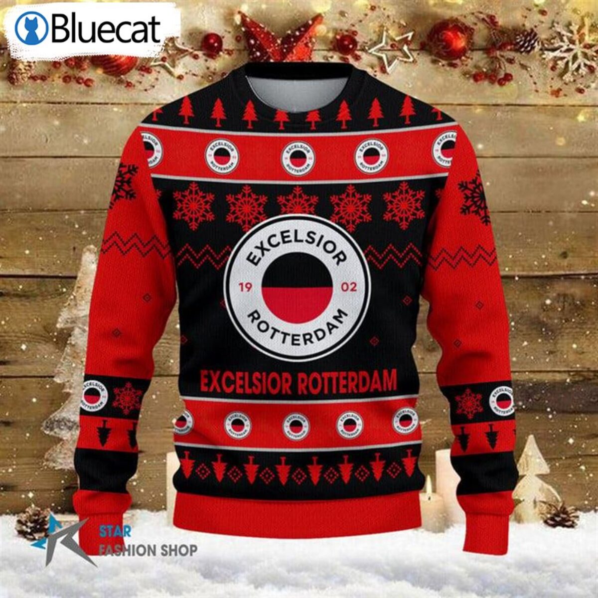 Black Star Custom Anime Soul Eater Ugly Christmas Sweater