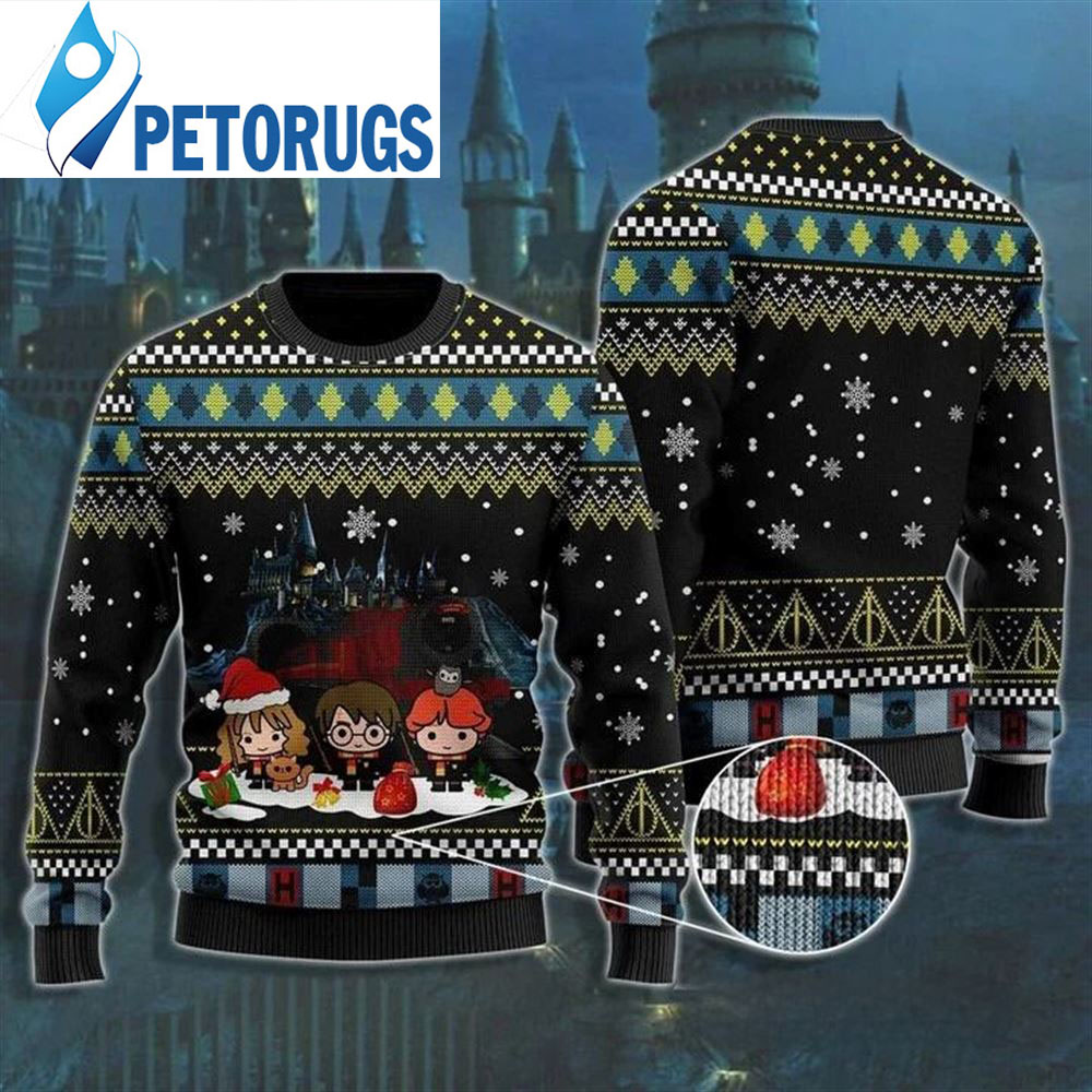 Harry Potter And Friends Ugly Christmas Sweaters
