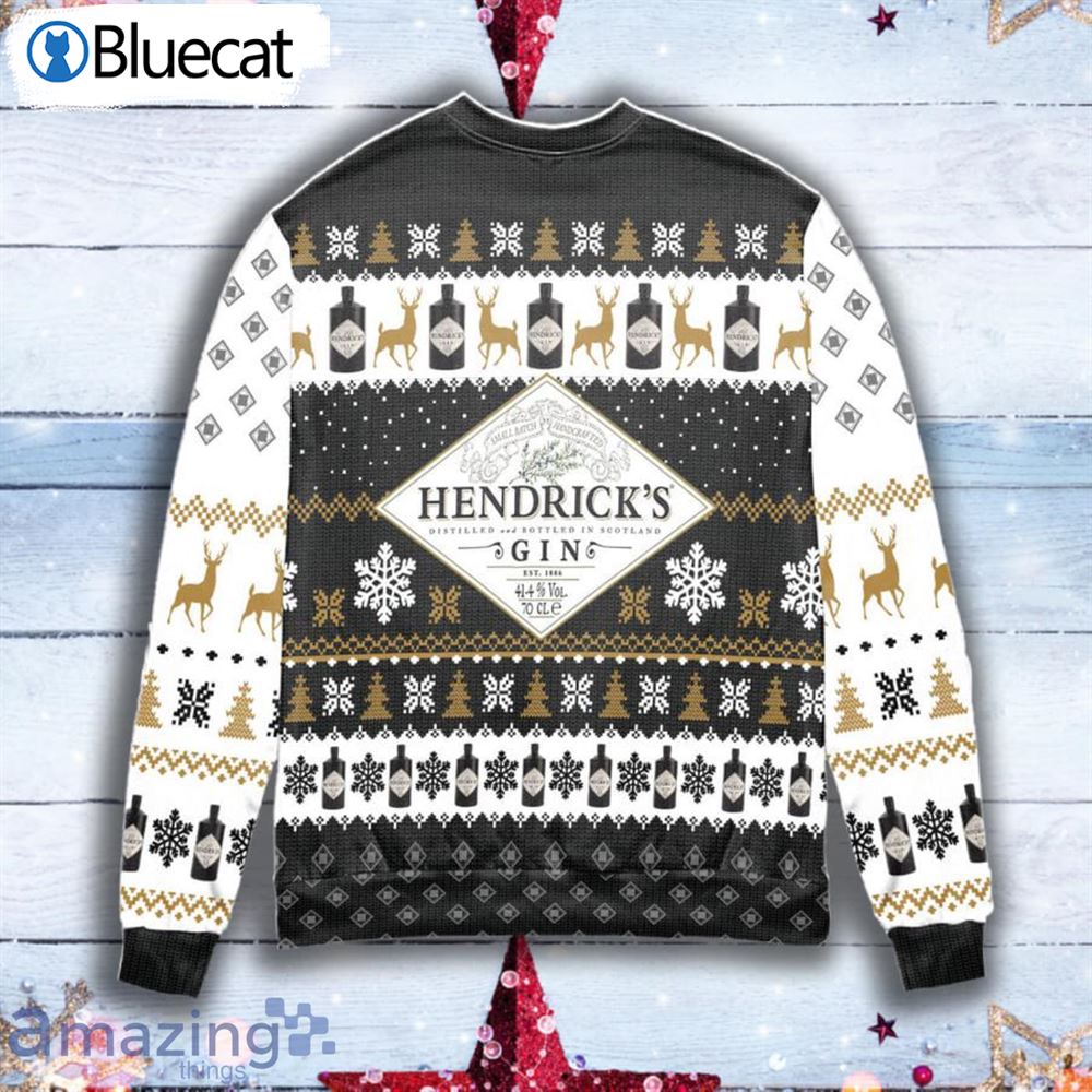 Hendricks Gin Logo 3D Full Print Christmas Ugly Sweater