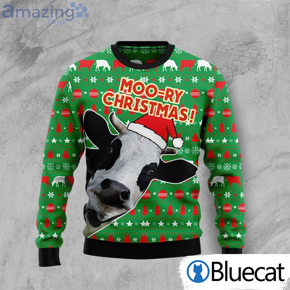 Love Cow Cute Cow Cute Gift Ugly Christmas Sweater