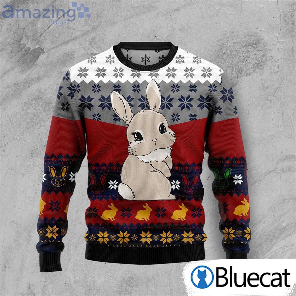 Love Rabbit Cute Rabbit Best Gift Ugly Christmas Sweater