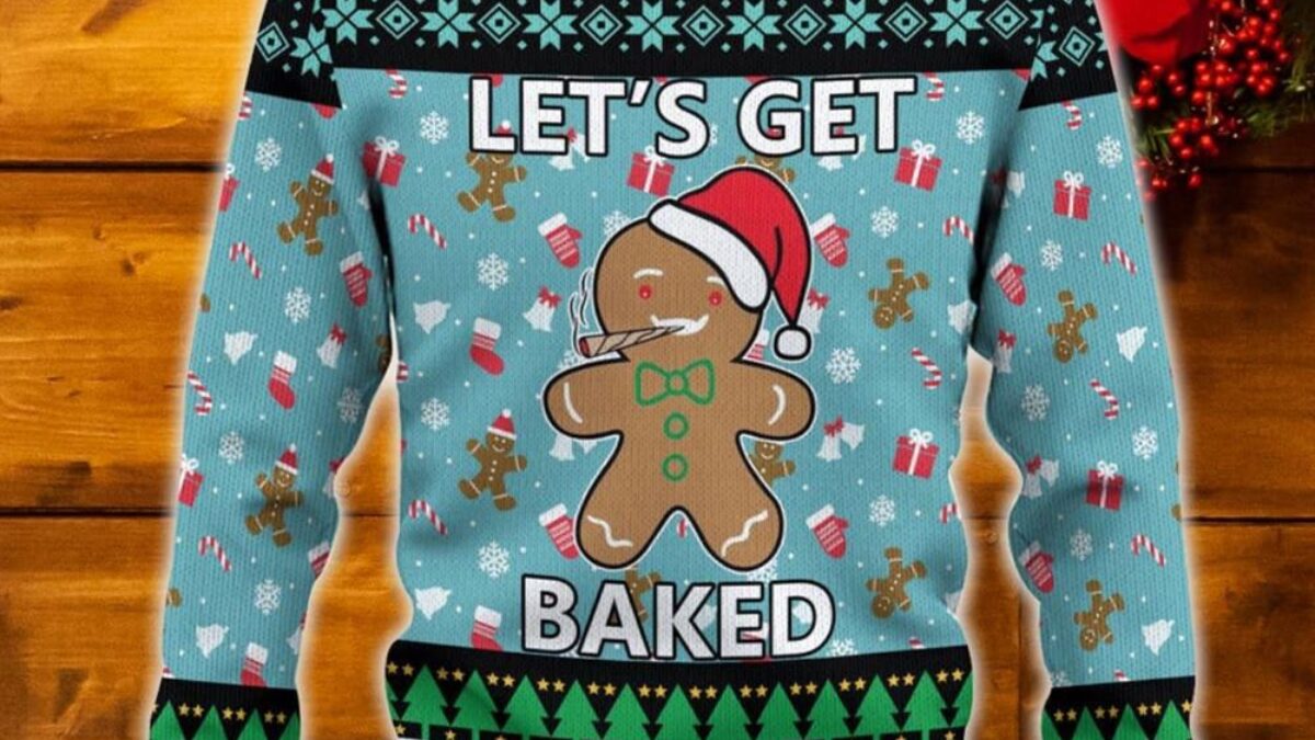 Let's get clearance baked christmas sweater