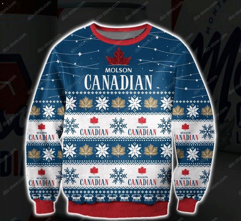 Molson Canadian Christmas Ugly Sweater, Sweatshirt – LIMITED EDITION