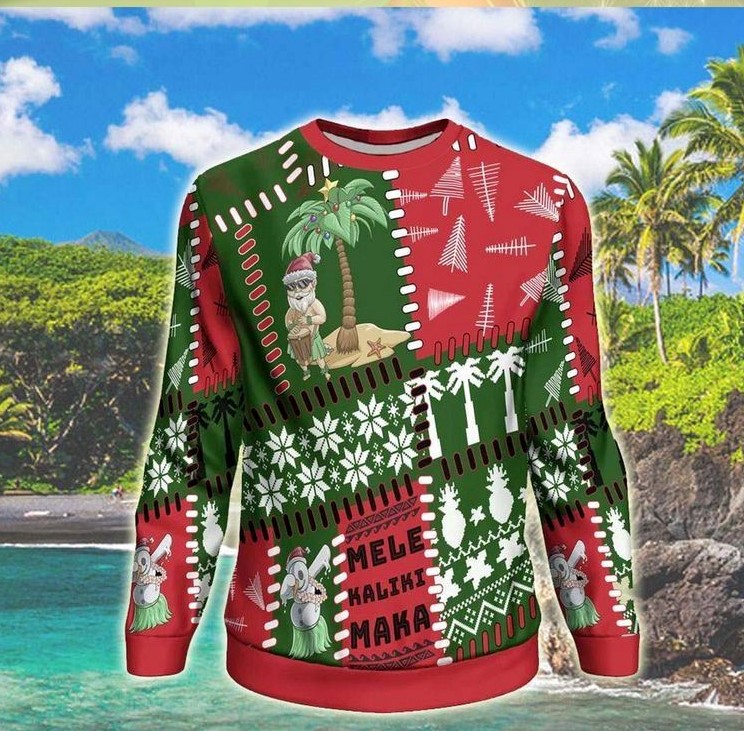 Polynesian Hawaii Christmas Limited Edition Ugly Christmas Sweaters