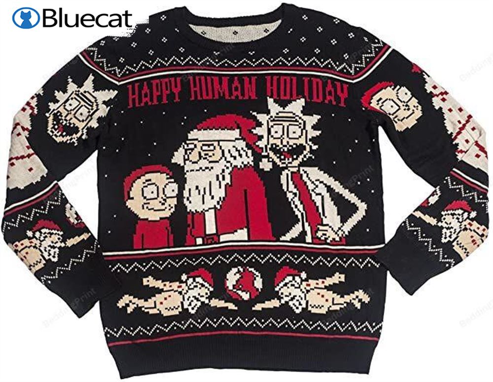 Ripple Junction Rick And Morty Ugly Christmas Sweaters