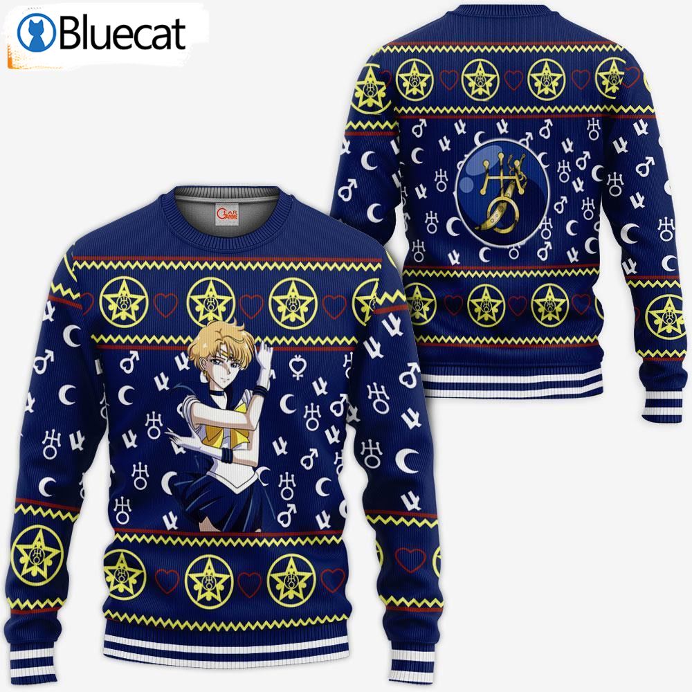 Sailor Moon Sailor Uranus Ugly Christmas Sweaters