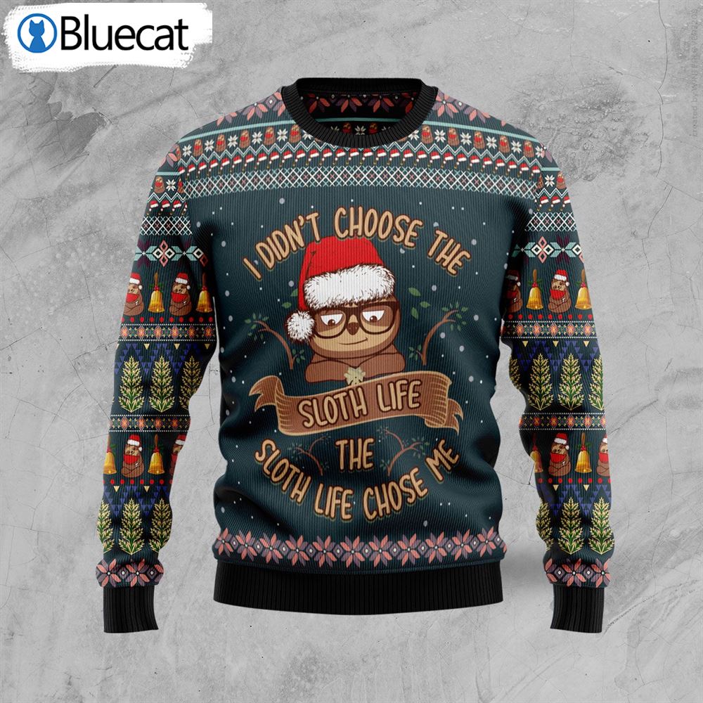 Sloth Life Ugly Christmas Sweaters