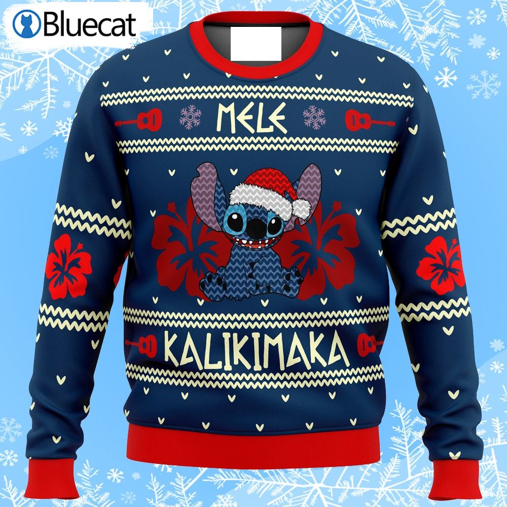 Stitch Kalikimaka Stitch Ugly Christmas Sweaters