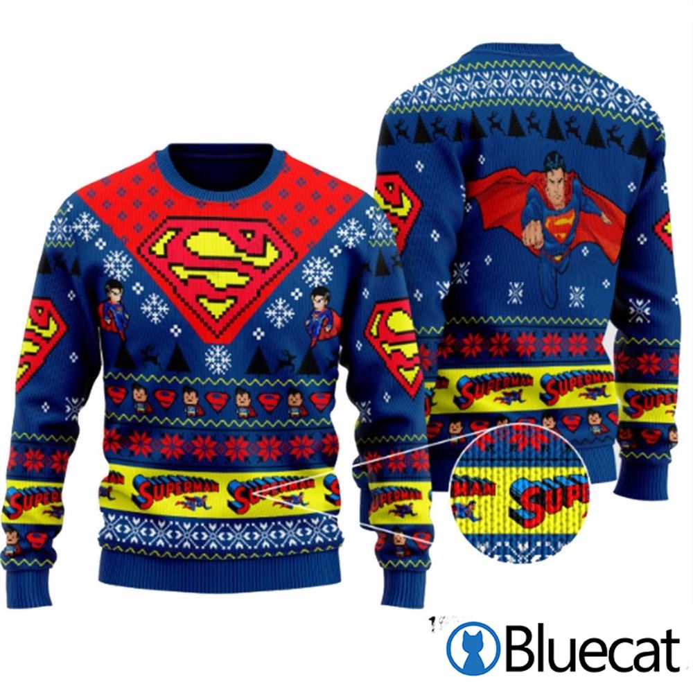 Superman Christmas Ugly Christmas Sweaters