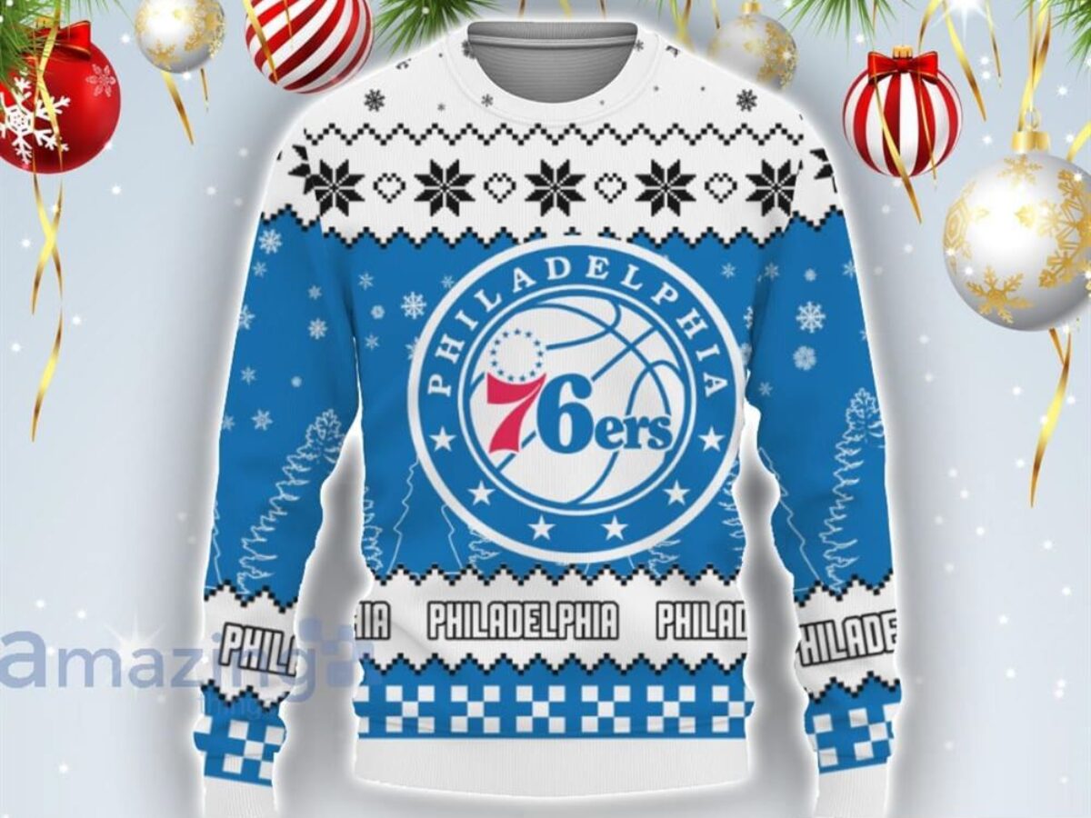 Sixers ugly christmas store sweater