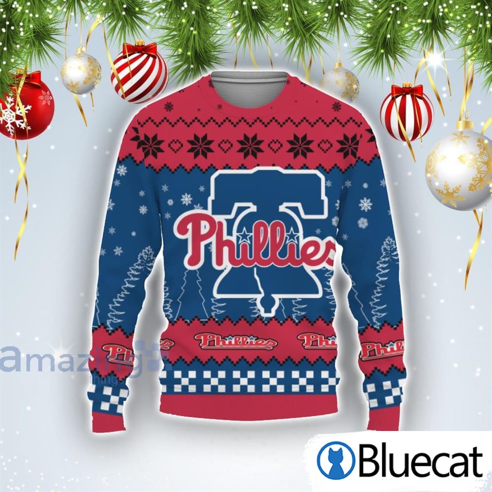 Team Logo Philadelphia Phillies Ugly Christmas Sweaters