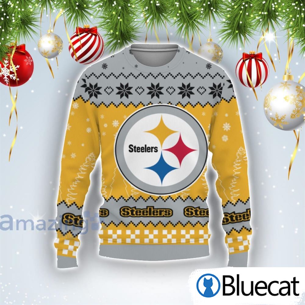 Team Logo Pittsburgh Steelers Ugly Christmas Sweaters