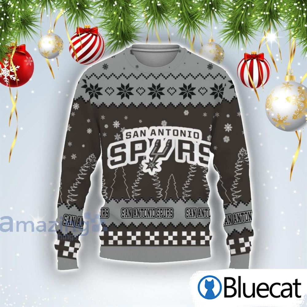 Team Logo San Antonio Spurs Ugly Christmas Sweaters