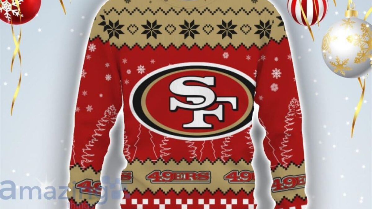 Team Logo San Francisco 49ers Ugly Christmas Sweater