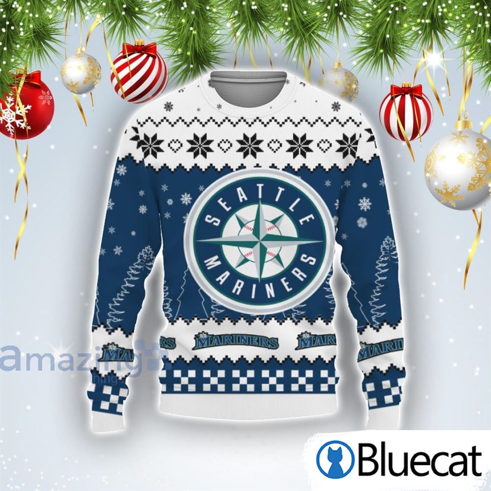 Team Logo Seattle Mariners Ugly Christmas Sweaters