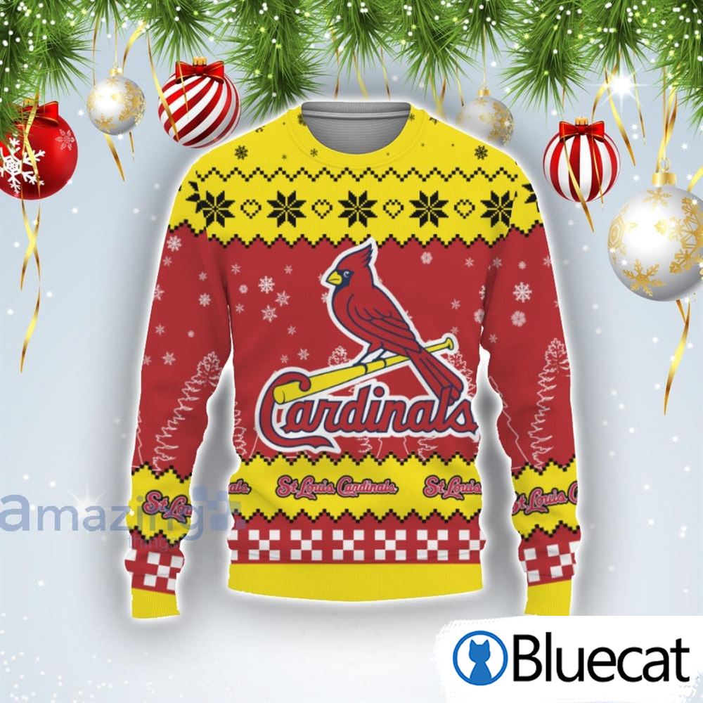 Team Logo St Louis Cardinals Ugly Christmas Sweaters