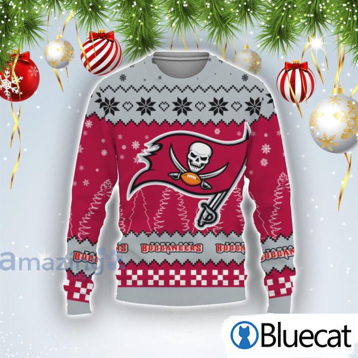 Tampa Bay Buccaneers Christmas Grinch Sweater For Fans