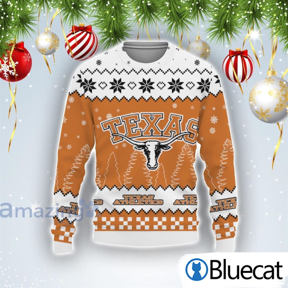 Team Logo Texas Longhorns Ugly Christmas Sweaters