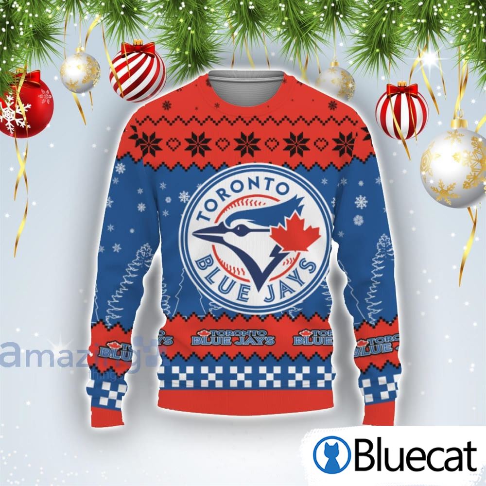 Team Logo Toronto Blue Jays Ugly Christmas Sweaters