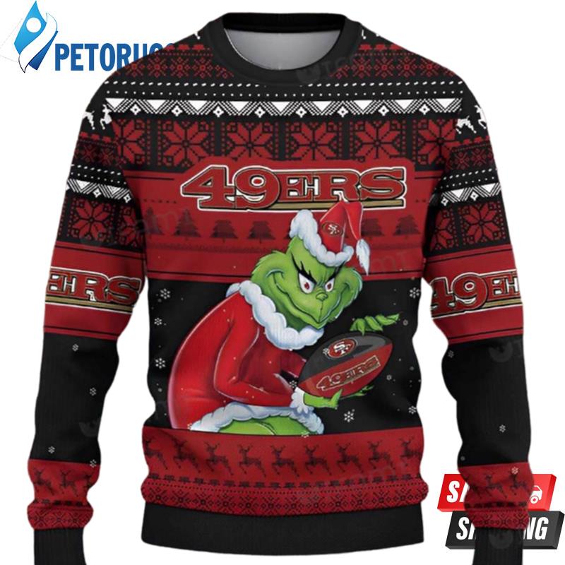 Best Grinch San Francisco 49Ers Ugly Christmas Sweaters