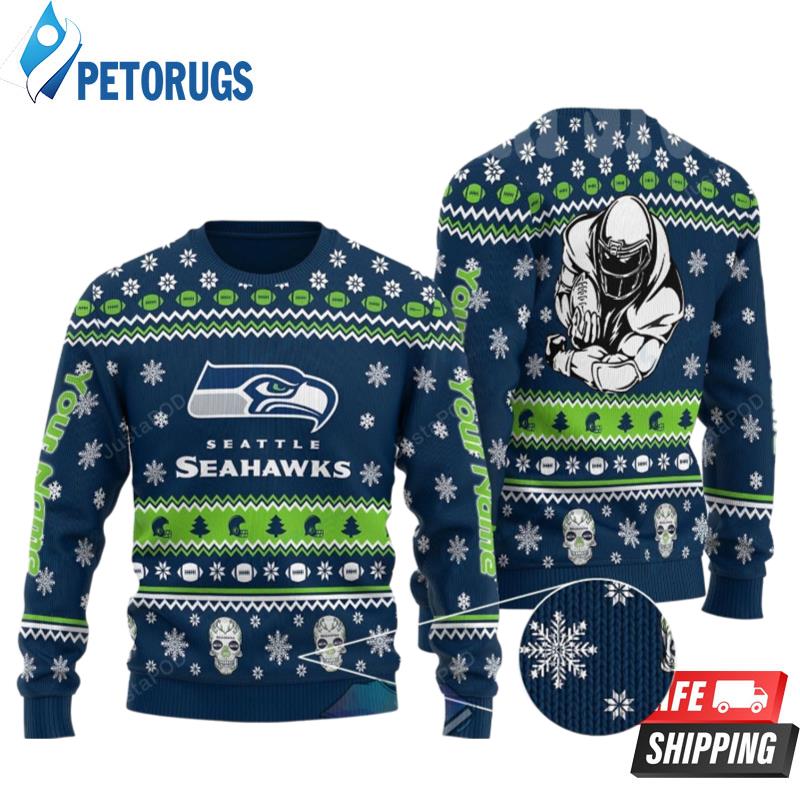 Best NFL Seattle Seahawks Ugly Christmas Sweaters