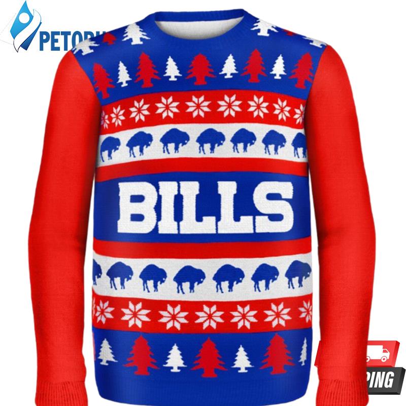Buffalo Bills Big Logo Ugly Christmas Sweaters