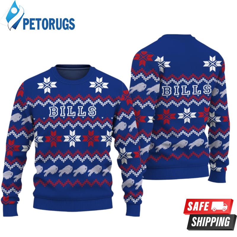 Buffalo Bills Wool Knitting Christmas Ugly Christmas Sweaters