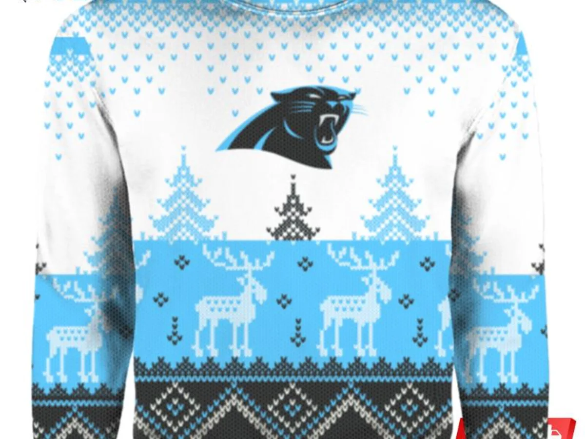 Carolina panthers clearance light up sweater