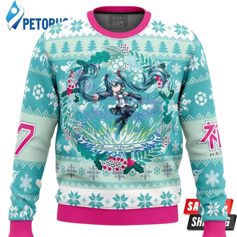 Christmas Symphony Hatsune Miku Ugly Christmas Sweaters