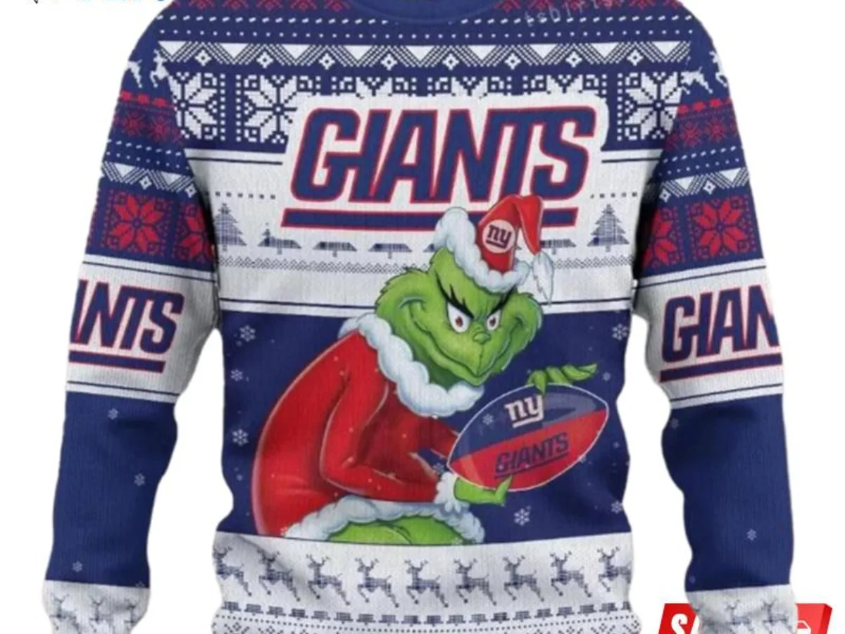 Giants ugly hotsell christmas sweater